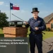 Professional chimney sweep cleaning a residential chimney in Texas using safe, modern methods.